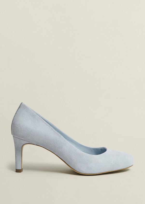 Lizzie Suede Court Shoes