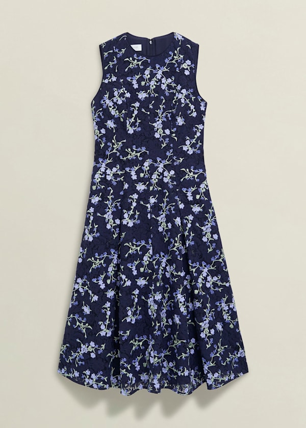 Ria Embroidered Floral Dress